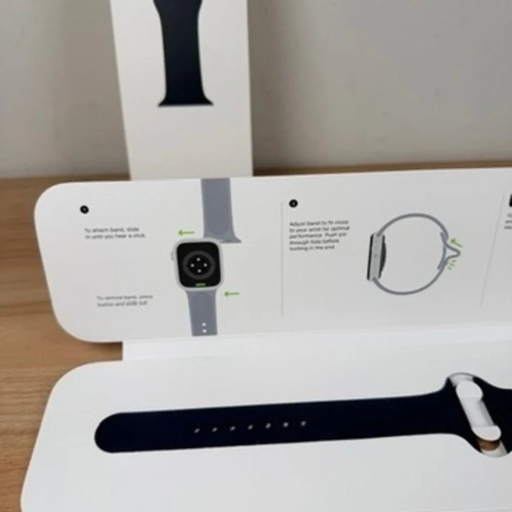 Apple Watch 45MM Midnight Sport Band M/L NEW Open Box Unisex Replacement Gift